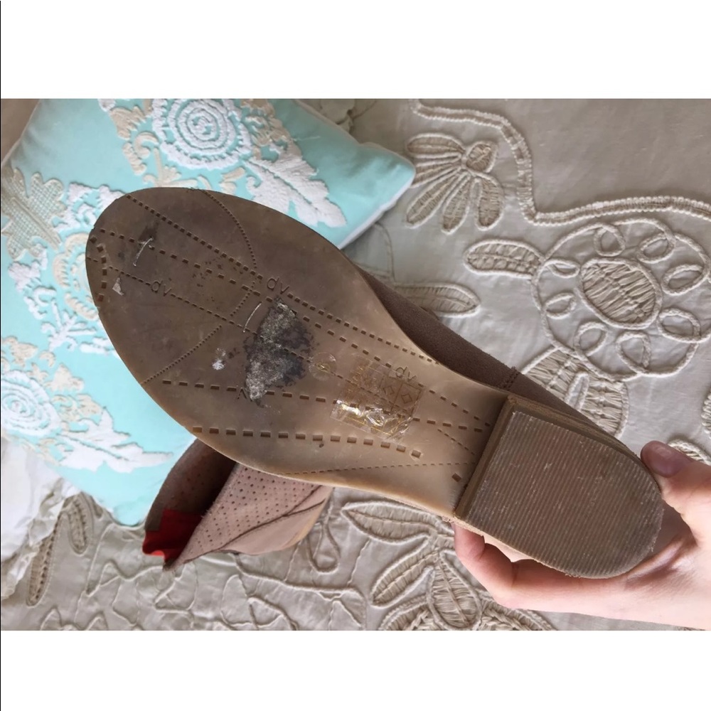 Anthropologie Dolce Vita 6 suede leather booties shoes boots - Picture 8 of 8